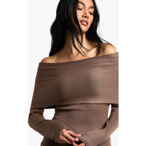 Pull En Maille Côtelée Premium - S - boohoo - Modalova