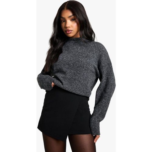 Mini-Jupe Portefeuille En Tissu Crêpe - 36 - boohoo - Modalova