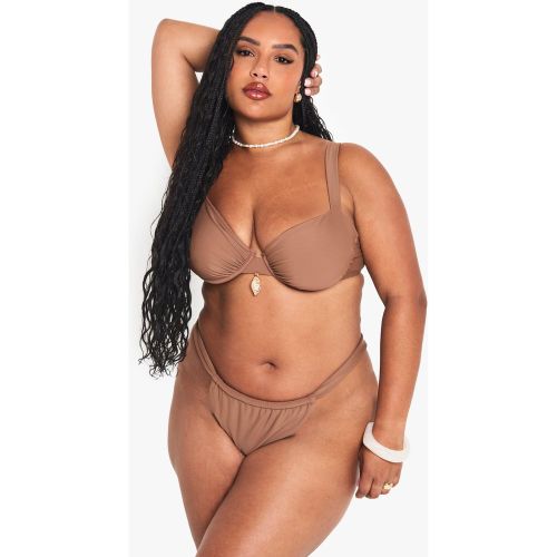 Grande Taille - Haut De Maillot À Armatures - 44 - boohoo - Modalova