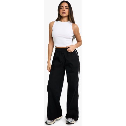 Pantalon À Rayures Sur Le Côté - 34 - boohoo - Modalova