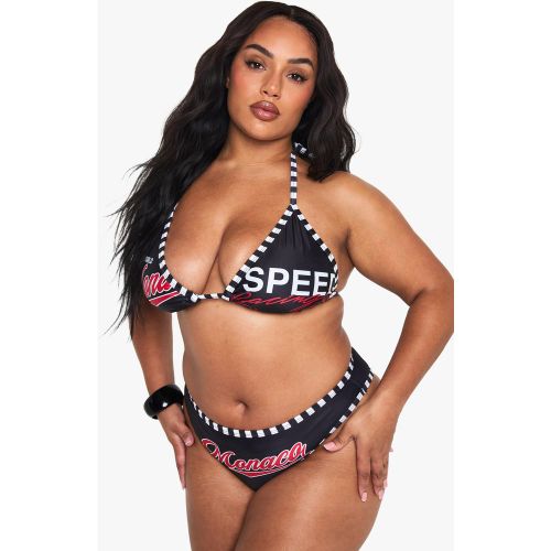 Grande Taille - Ensemble De Bikini Triangle - 44 - boohoo - Modalova