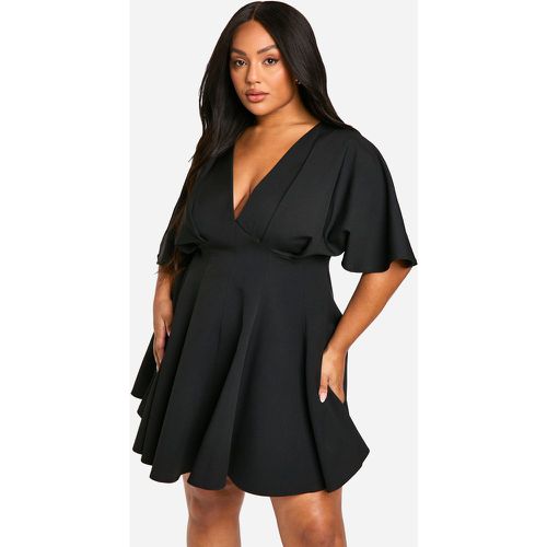 Grande Taille - Robe Patineuse Plissée - 46 - boohoo - Modalova