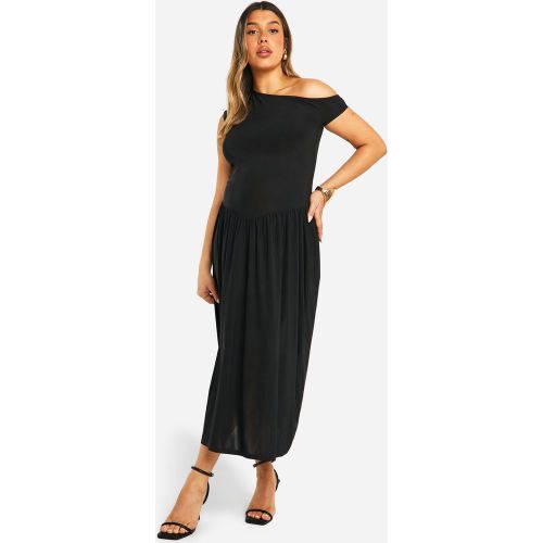 Maternité - Robe De Grossesse Mi-Longue À Épaules Dénudées - 36 - boohoo - Modalova