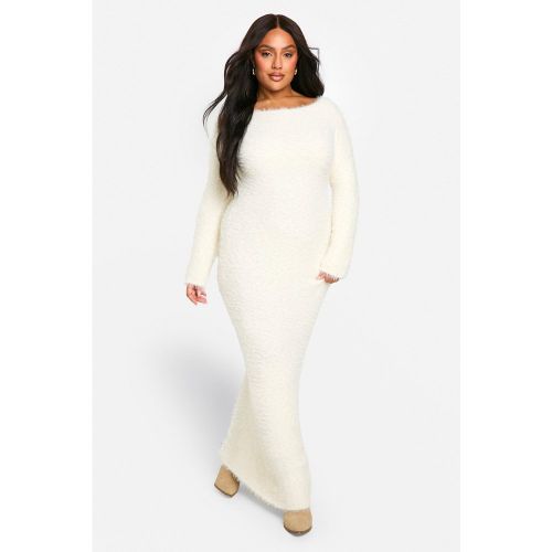 Grande Taille - Robe Longue En Maille - 44-46 - boohoo - Modalova