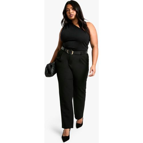 Grande Taille - Pantalon Droit Habillé - 48 - boohoo - Modalova