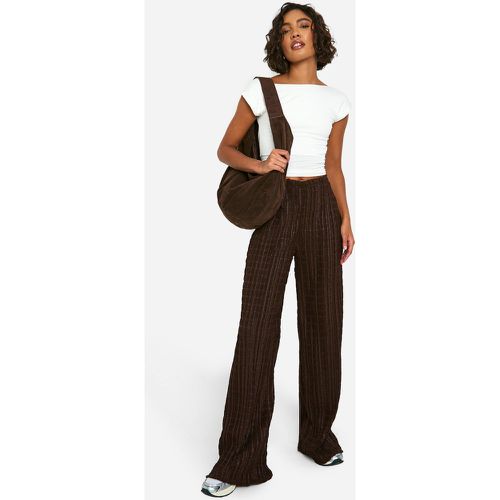 Tall" - Pantalon Large Texturé - 40 - boohoo - Modalova