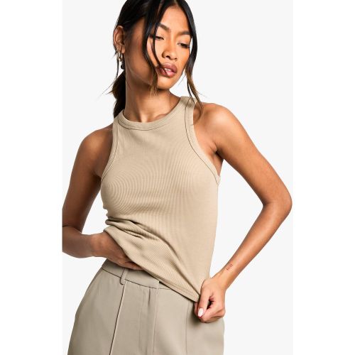 Crop Top Basique À Dos Nageur - 40 - boohoo - Modalova