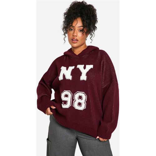 Grande Taille - Pull En Maille Universitaire - - 44-46 - boohoo - Modalova