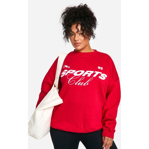 Grande Taille - Sweat Oversize À Slogan - 44 - boohoo - Modalova