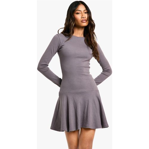 Robe Patineuse Côtelée - 42 - boohoo - Modalova