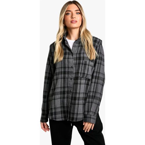 Chemise Oversize À Carreaux - 36 - boohoo - Modalova