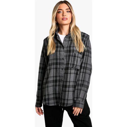 Chemise Oversize À Carreaux - 38 - boohoo - Modalova