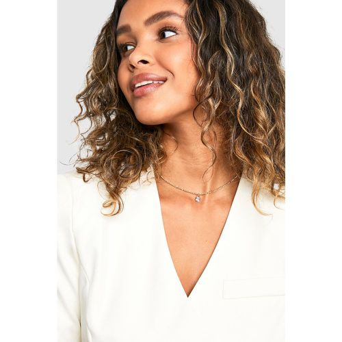 Collier Strassé - One Size - boohoo - Modalova