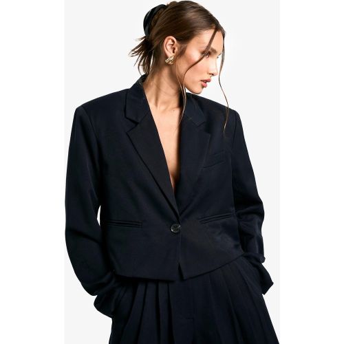 Blazer Court Oversize À Épaulettes - 36 - boohoo - Modalova