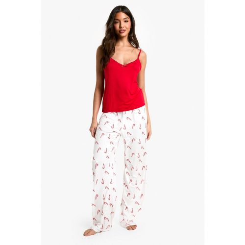 Ensemble De Pyjama Avec Débardeur Et Pantalon Imprimé - 36 - boohoo - Modalova