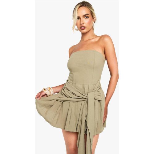 Robe Courte Plissée - 36 - boohoo - Modalova