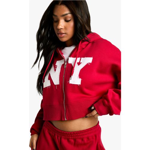 Sweat À Capuche Oversize Zippé - S - boohoo - Modalova