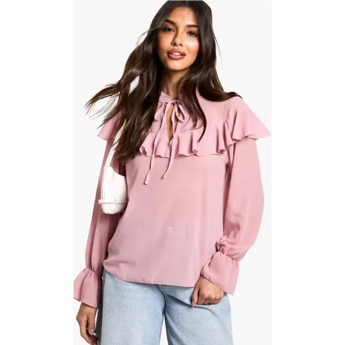 Blouse Volantée - 34 - boohoo - Modalova