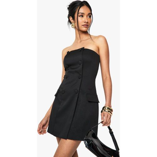Robe Courte Croisée Habillée - 36 - boohoo - Modalova