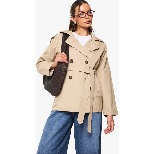 Trench Court À Ceinture - 38 - boohoo - Modalova