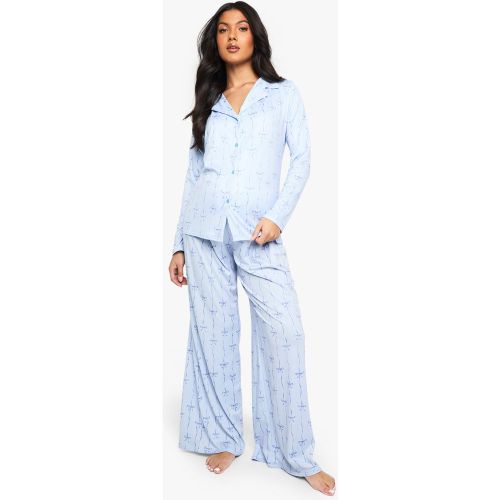 Maternité - Ensemble De Grossesse Avec Chemise Et Pantalon - 36 - boohoo - Modalova