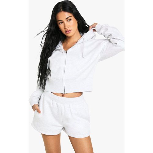 Short Taille Haute En Sweat - S - boohoo - Modalova