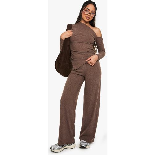 Pantalon Large Côtelé - 34 - boohoo - Modalova