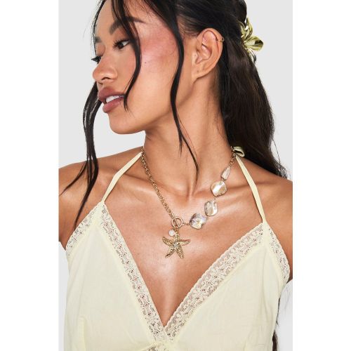 Collier À Coquillages Et Étoiles - One Size - boohoo - Modalova