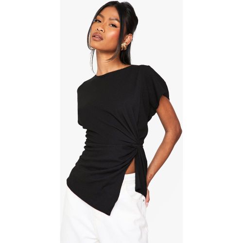 Blouse Texturée À Nœud - 34 - boohoo - Modalova