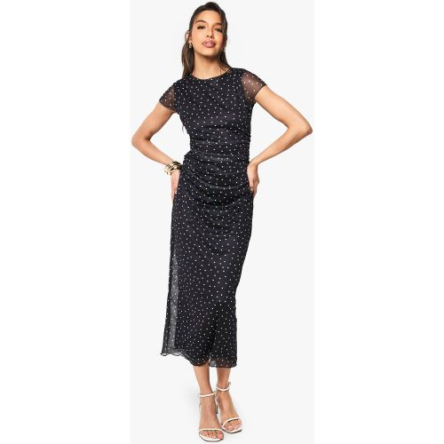 Robe Mi-Longue À Pois - 42 - boohoo - Modalova