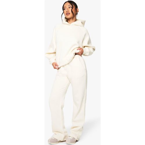 Jogging Droit À Taille Minimaliste - Blanc Écru - S, Blanc Écru - boohoo - Modalova