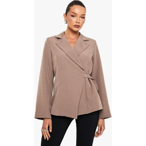 Blazer De Tailleur Asymétrique - 34 - boohoo - Modalova
