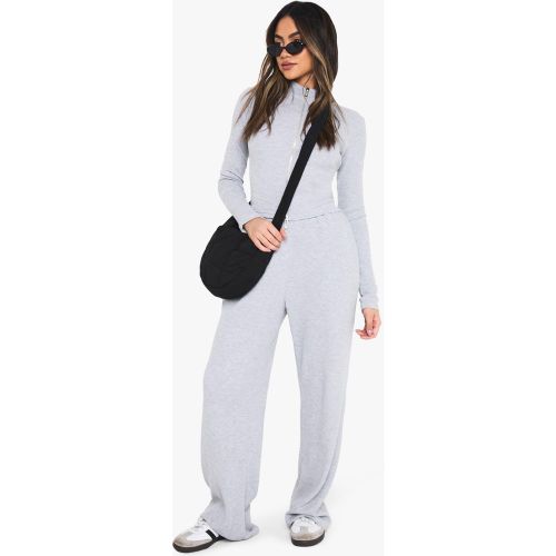 Survêtement Zippé En Tissu Éponge Avec Jogging - S - boohoo - Modalova