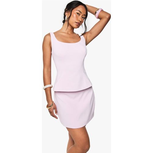 Mini-Jupe Tissée - Rose - 34, Rose - boohoo - Modalova