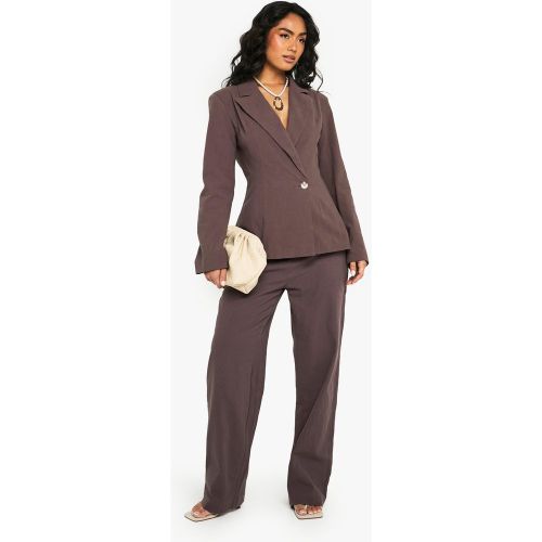 Pantalon Droit Habillé - 34 - boohoo - Modalova