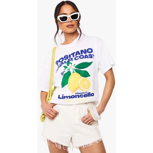 T-Shirt Oversize À Imprimé Amalfi - S - boohoo - Modalova