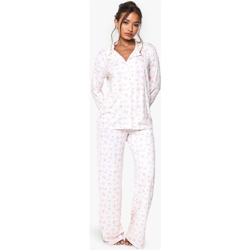 Ensemble De Pyjama À Manches Longues Et Pantalon - 34 - boohoo - Modalova