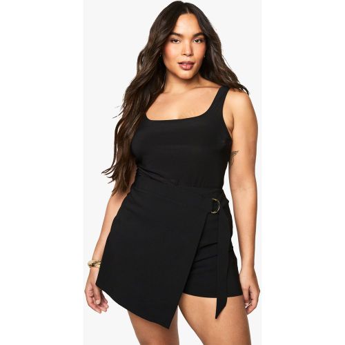 Grande Taille - Jupe-Short À Boucle - 44 - boohoo - Modalova