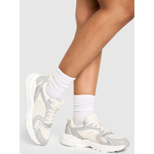 Baskets Contrastantes À Plateforme - 37 - boohoo - Modalova