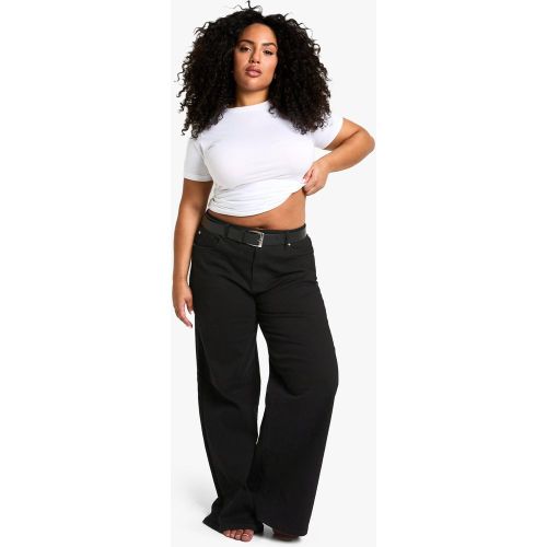 Grande Taille - Jean Large - 16/30L - boohoo - Modalova