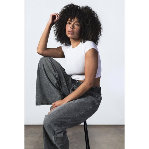 Grande Taille - Jean Boyfriend - 16/30L - boohoo - Modalova