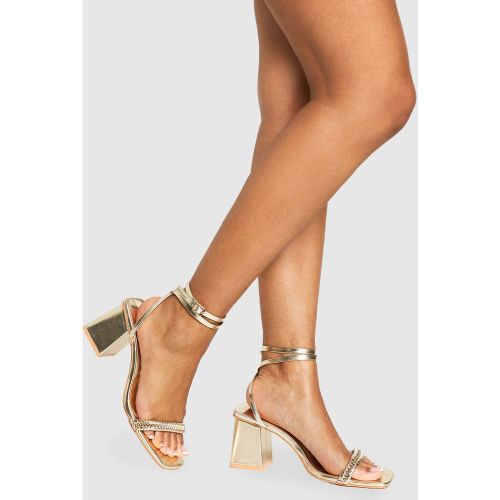 Chaussures À Petit Talon Carré - 36 - boohoo - Modalova