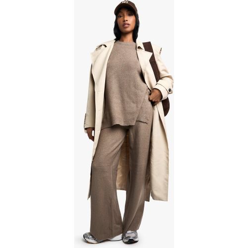 Ensemble En Maille Douce Avec Pull Et Pantalon Flare - S - boohoo - Modalova