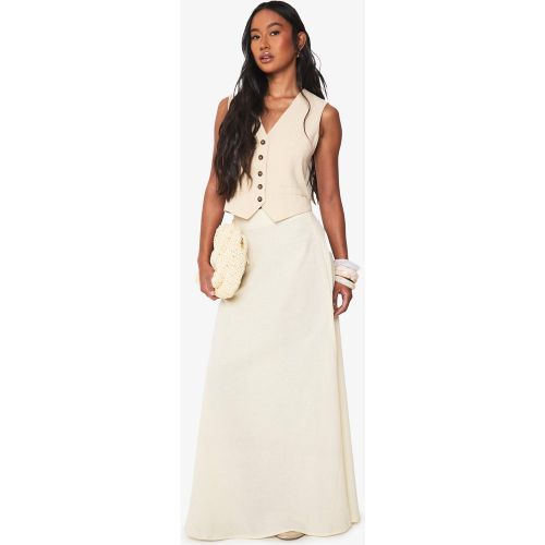 Jupe Longue Asymétrique - 34 - boohoo - Modalova