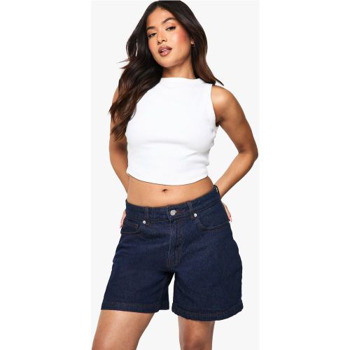 Petite" - Short Boyfriend En Jean - 34 - boohoo - Modalova