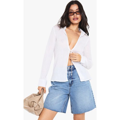Tall" - Short En Jean - 34 - boohoo - Modalova