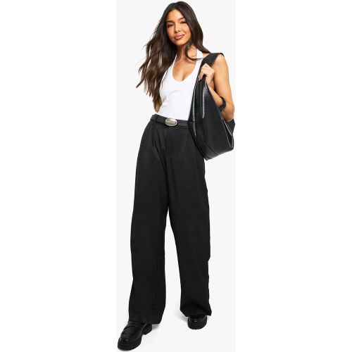 Pantalon Droit Habillé - 38 - boohoo - Modalova
