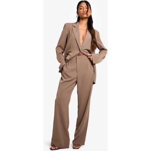 Pantalon Droit Habillé - 42 - boohoo - Modalova
