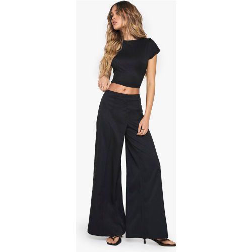 Pantalon Large Habillé - 36 - boohoo - Modalova