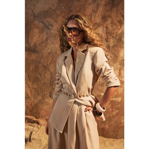 Blazer Habillé À Taille Cintrée - 36 - boohoo - Modalova